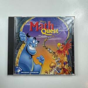 Disney's MathQuest with Aladdin (PC/Mac CD-ROM, 1997) Educational Game